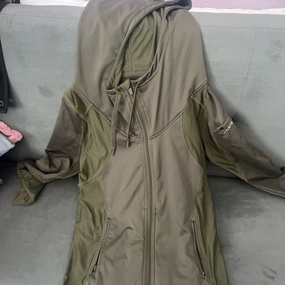 Hylete Olive Green Hooded Jacket
